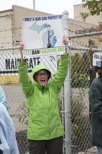 Protest Against Radioactive Fracking Waste